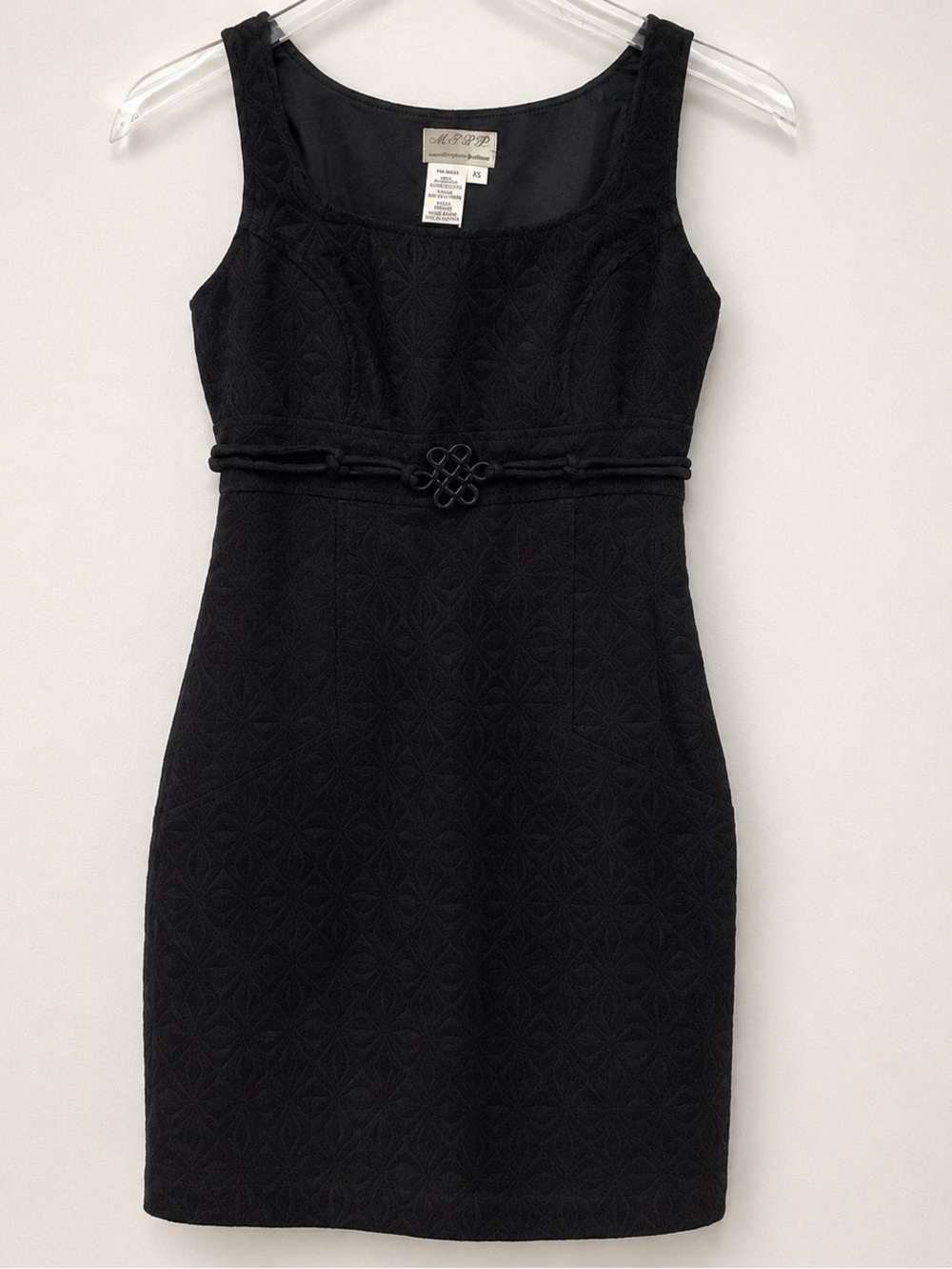 M.S.S.P. Black Classic Cocktail Dress. XS